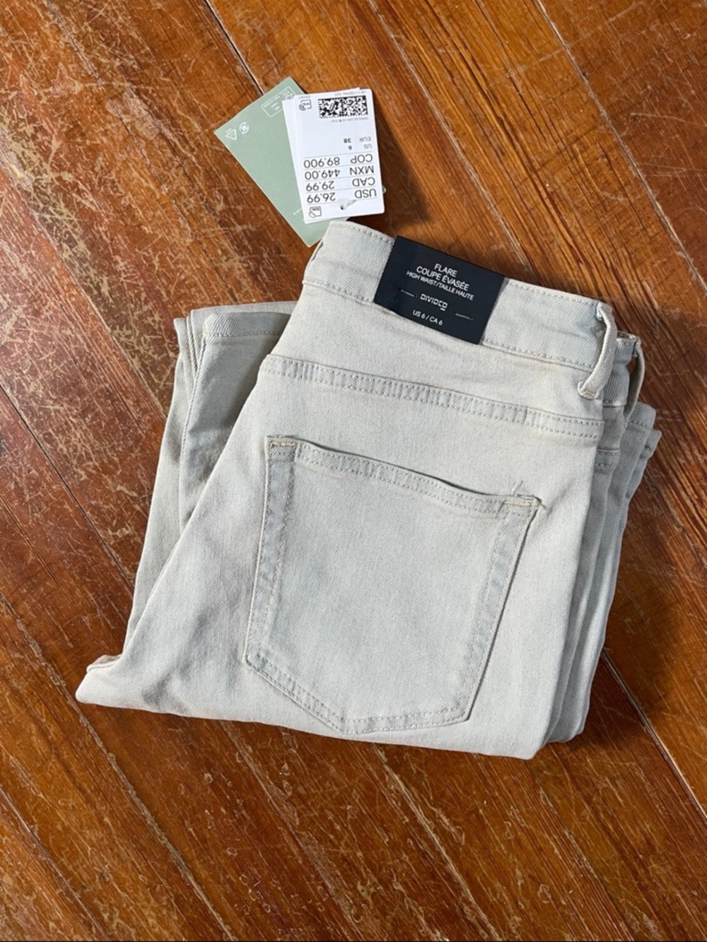 H&M Light Wash Flare Jeans